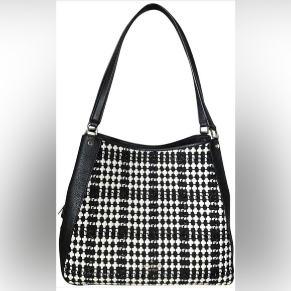 kate spade Handbags - Kate Spade Leila Tweed MD Triple Compartment Shoulder Bag NWOT MSRP: $479.00